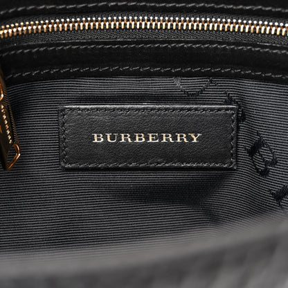 Burberry Signature Grain Large Mildenhall Shoulder Bag Black 6 of 13