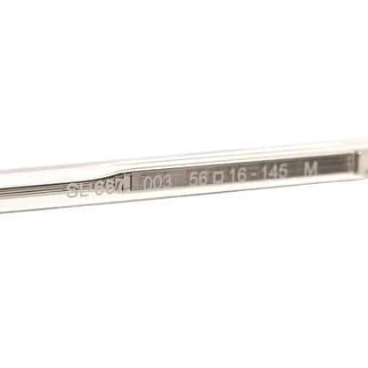 Saint Laurent Acetate Thin Pilot Sunglasses SE 667 Transparent 8 of 9