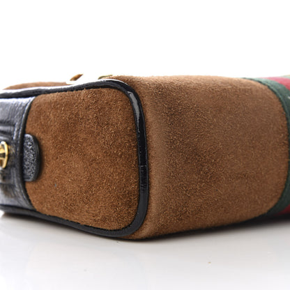 Gucci Suede Small Ophidia Belt Bag 95 38 Brown 5 of 8
