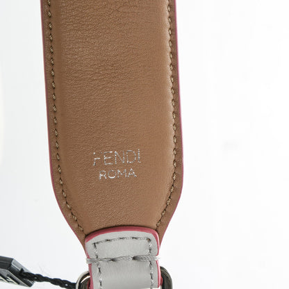 Fendi Vitello Dolce Plexiglass Bi-Color Studded Strap You White Ice Cuoio Multicolor 5 of 5