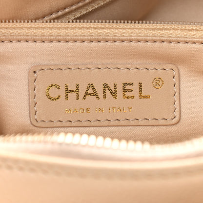 Chanel Caviar Quilted Petit Timeless Tote PTT Beige 5 of 9