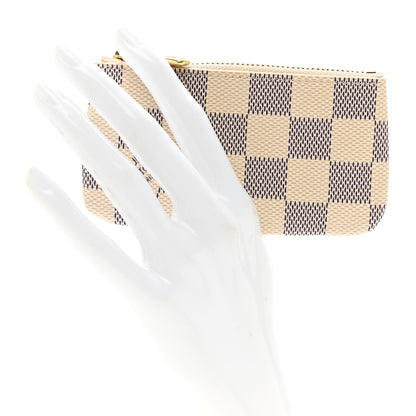 Louis Vuitton Damier Azur Key Pouch 2 of 7