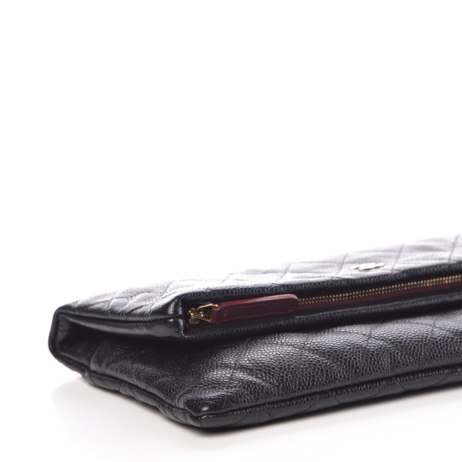 Chanel Caviar Quilted CC Beauty Clutch Black 9 of 11