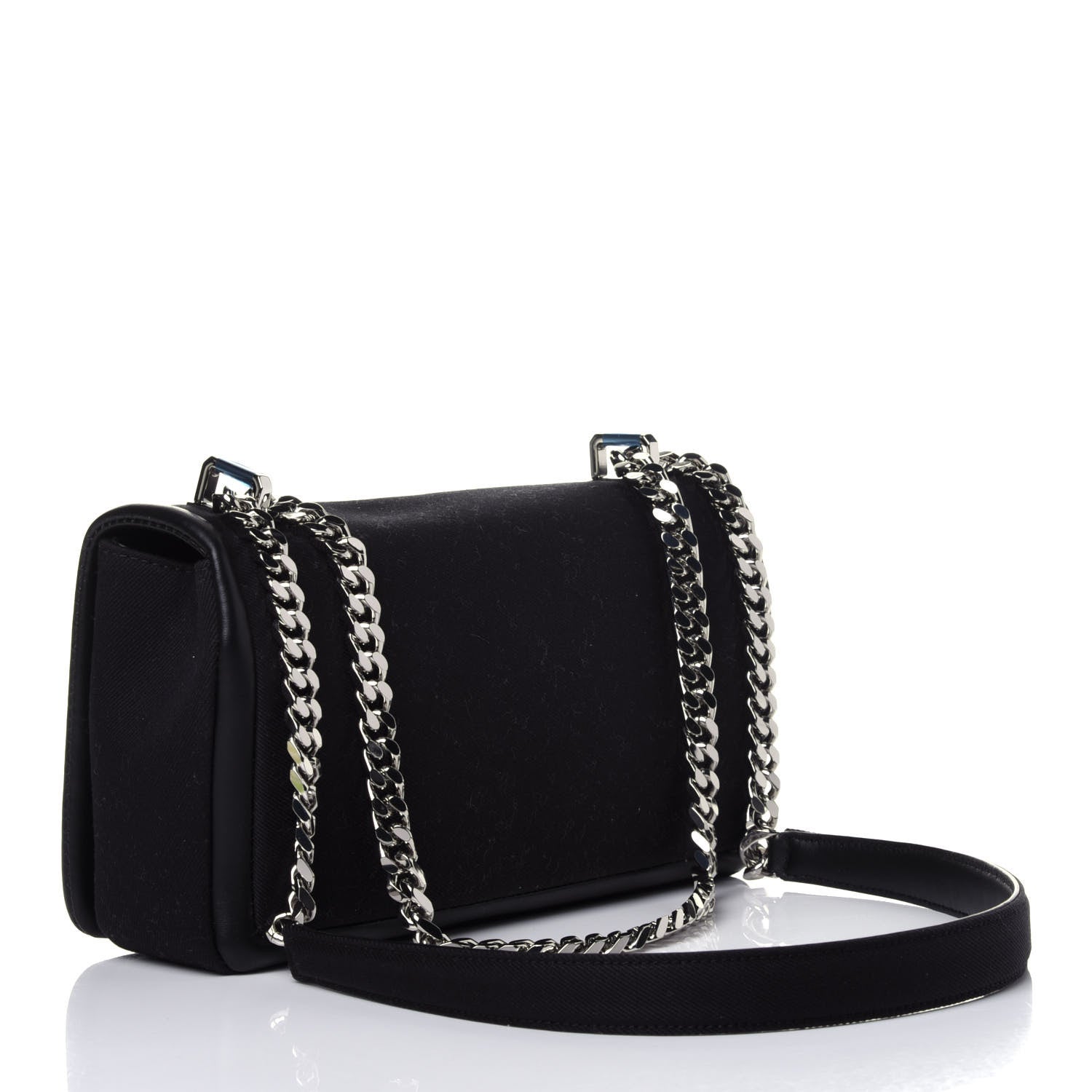 Burberry Canvas Printed Small Love Lola Bag Black 2 of 9