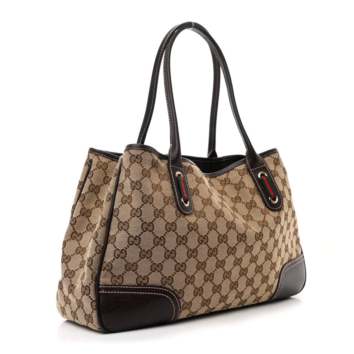 Monogram Medium Princy Tote Dark Brown