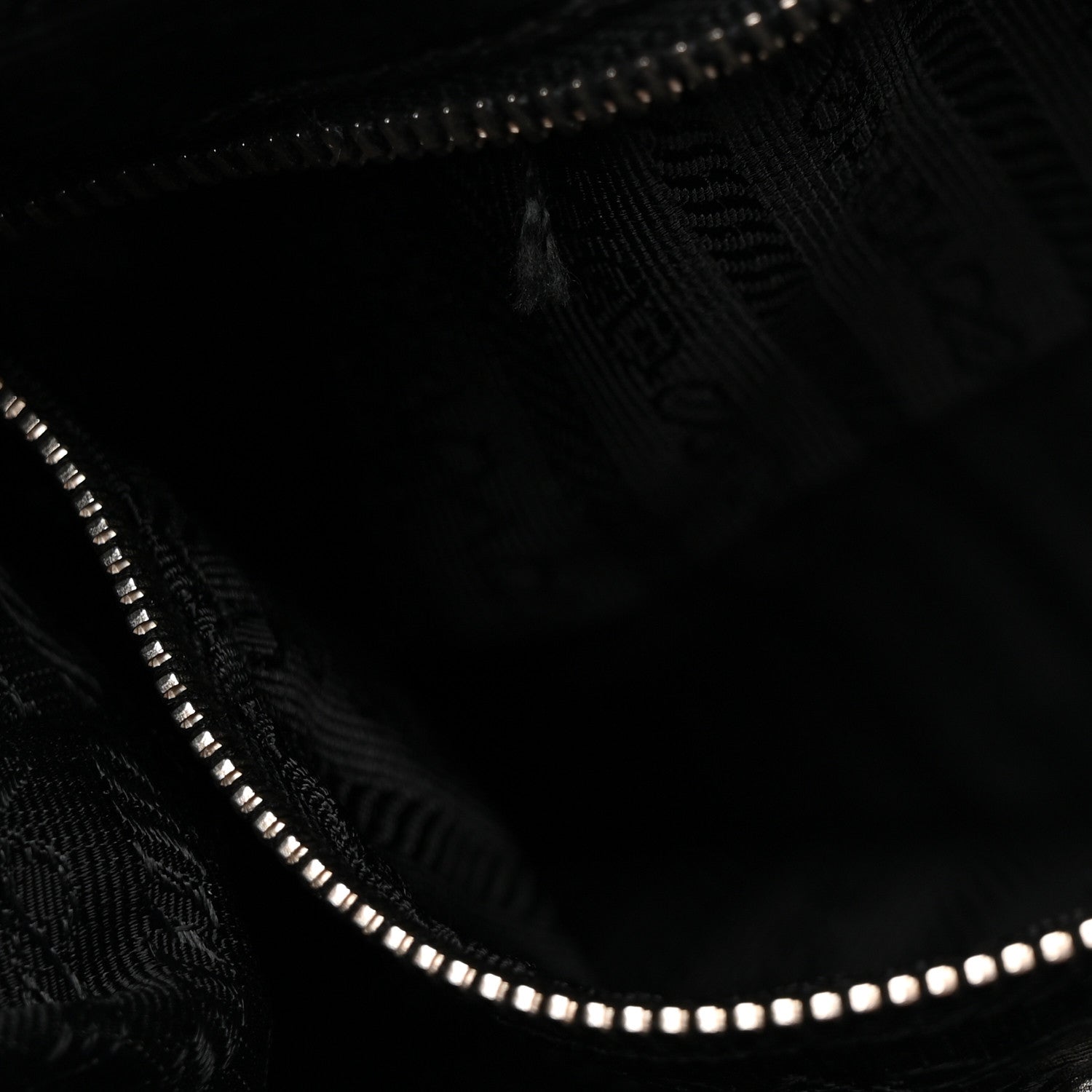Prada Tessuto Nylon Rose Shoulder Bag Black Rosso 6 of 11