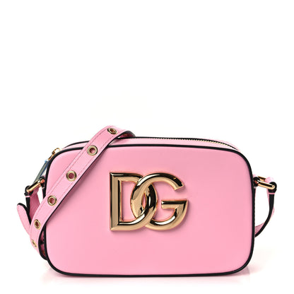 Dolce & Gabbana Calfskin Hot Stuff DG Logo 3.5 Crossbody Bag Baby Pink 1 of 8
