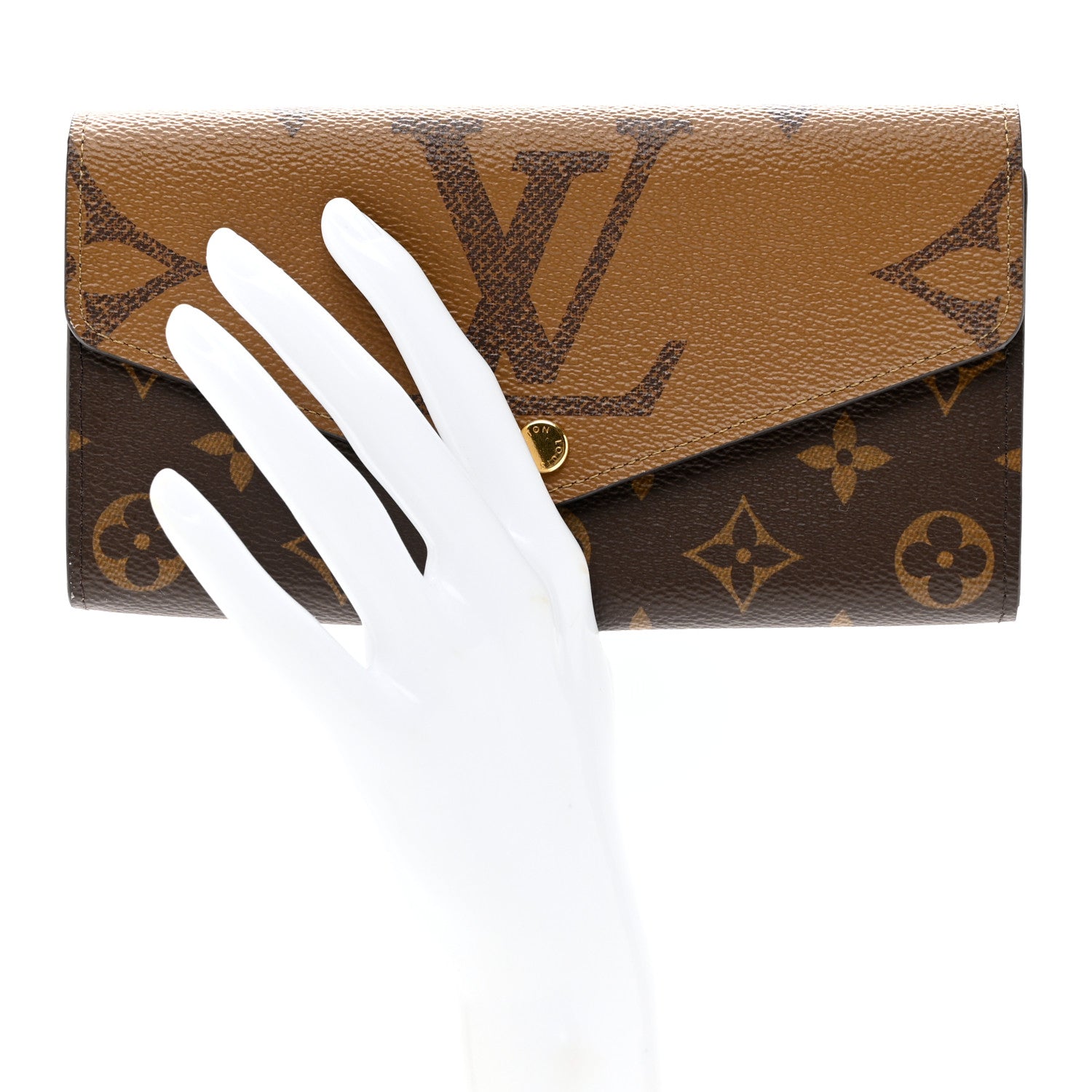 Louis Vuitton Reverse Monogram Giant Sarah Wallet 2 of 7