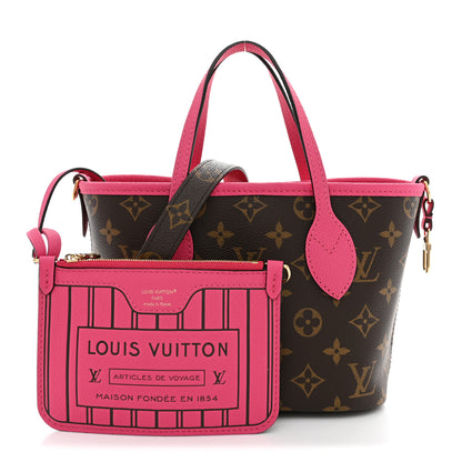 Louis Vuitton Monogram Neverfull Inside Out Bandouliere BB Rose Pondichery 3 of 16