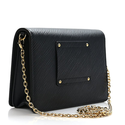 Louis Vuitton Epi Twist Belt Chain Wallet Black 3 of 8