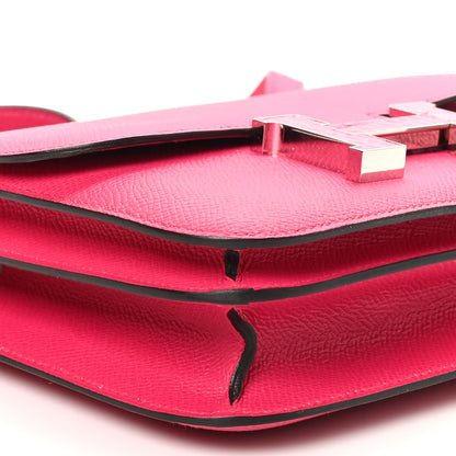 Hermes Epsom Shiny Alligator Constance 18 Rose Mexico 9 of 10