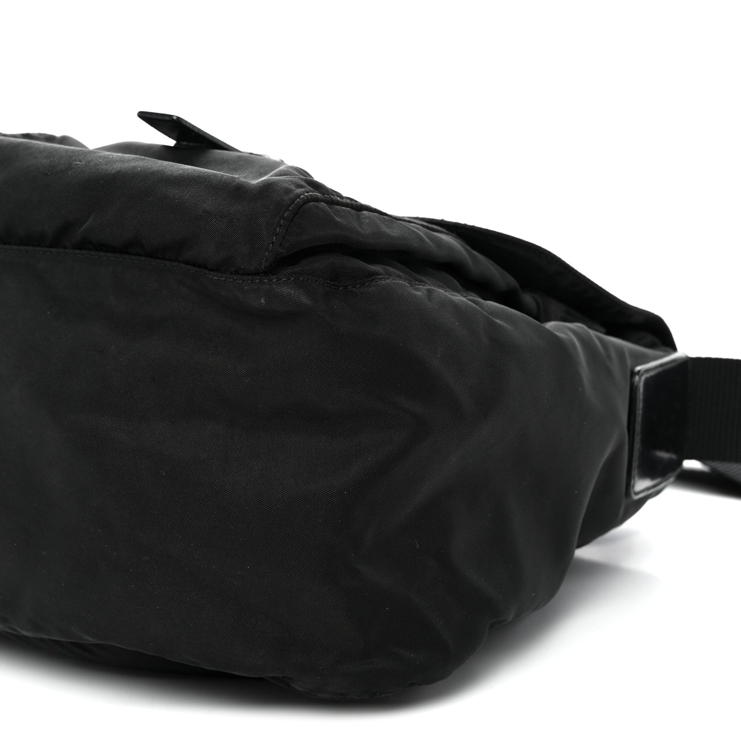 Nylon Vela Sport Messenger Bag Black