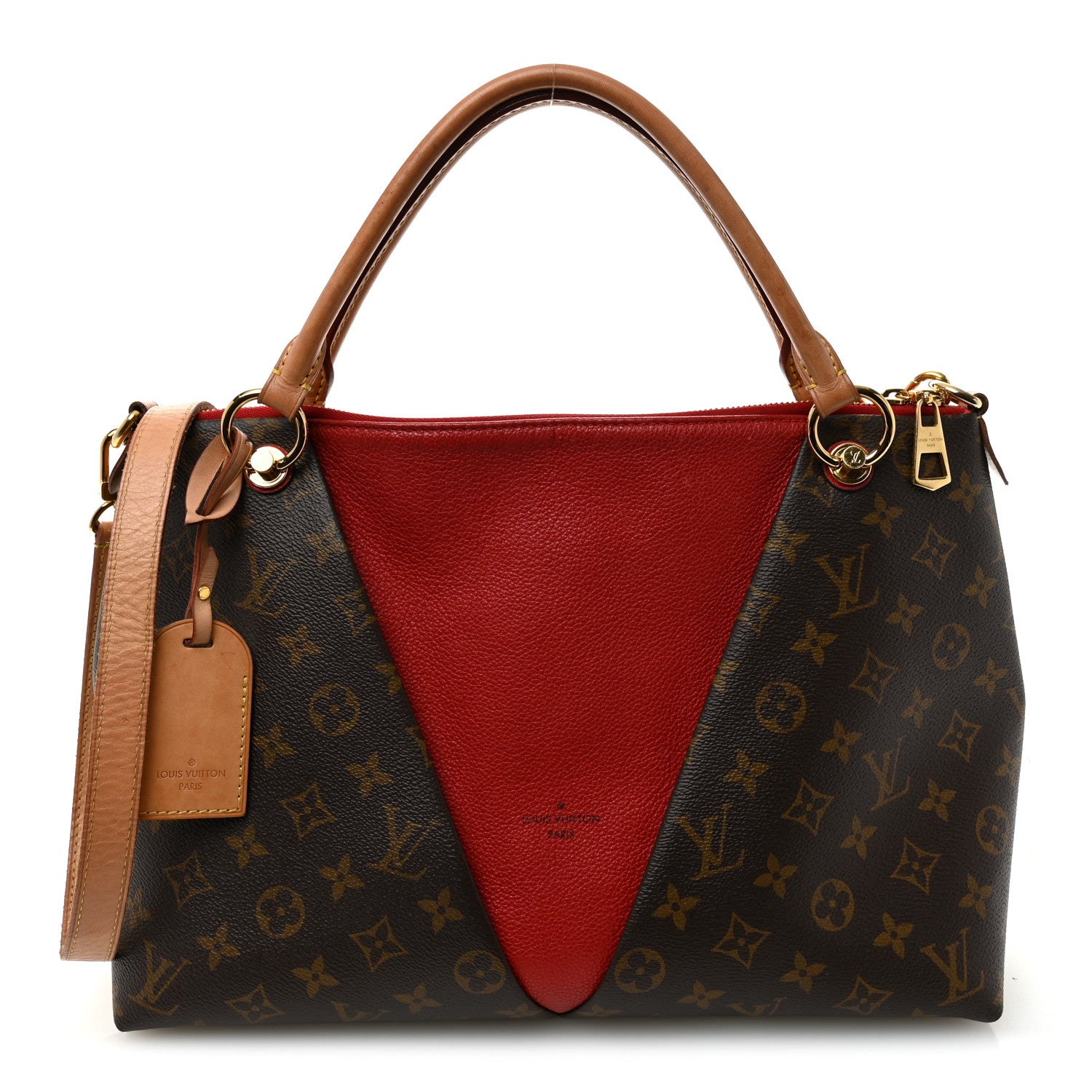 Louis Vuitton Monogram V Tote MM Cherry 1 of 9