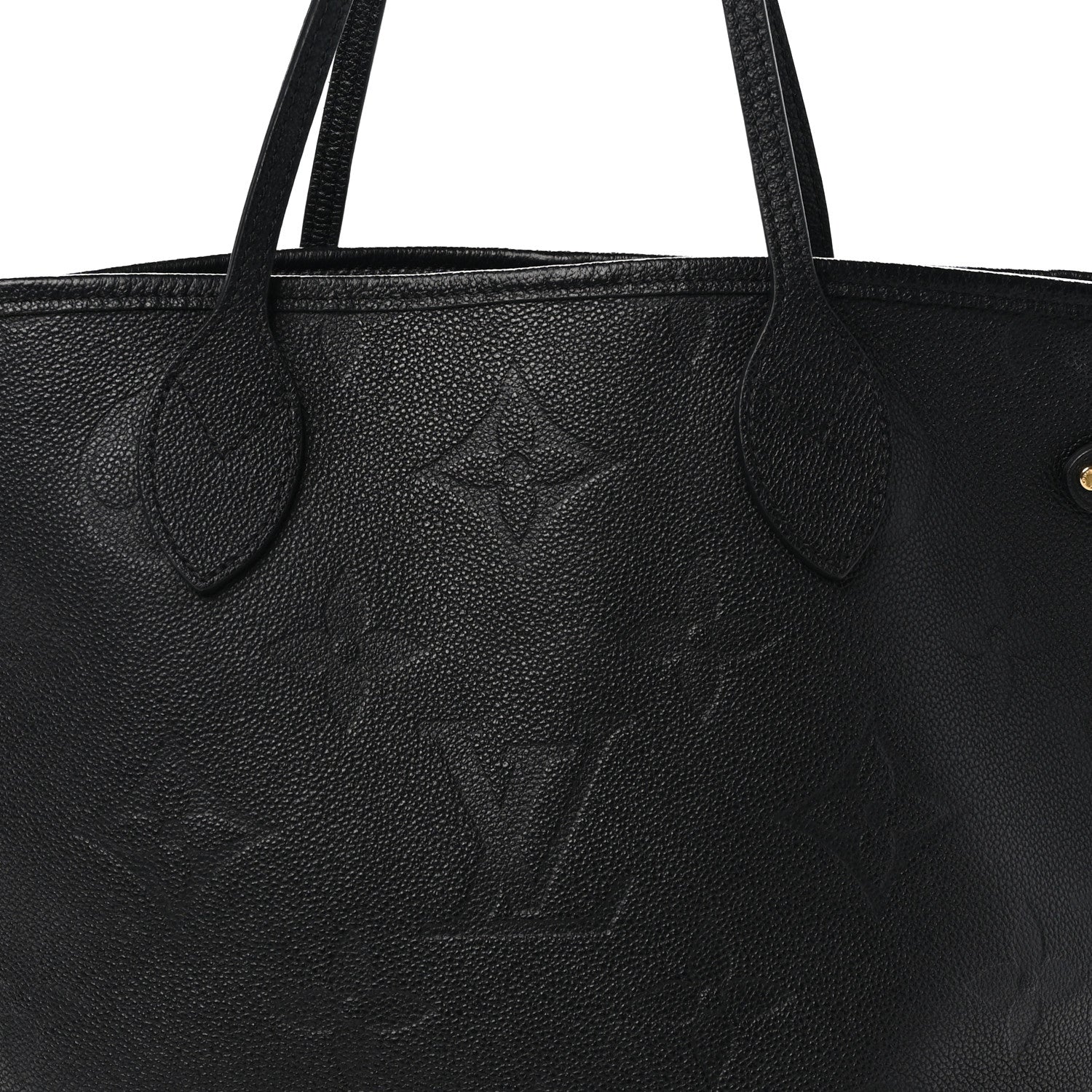 Louis Vuitton Empreinte Monogram Giant Neverfull MM Black 7 of 9