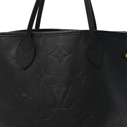 Louis Vuitton Empreinte Monogram Giant Neverfull MM Black 7 of 9