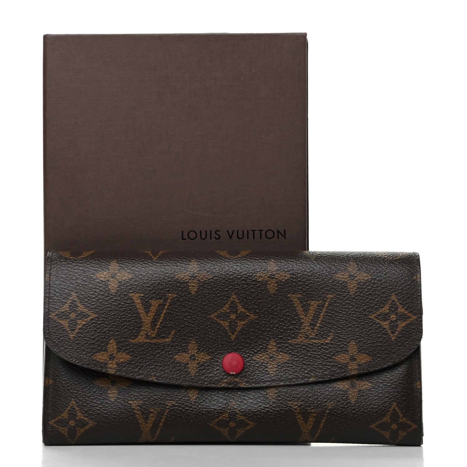 Louis Vuitton Monogram Emilie Wallet Red 7 of 7