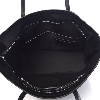 MCM Calfskin Visetos Anya Shopper Tote Black 5 of 9