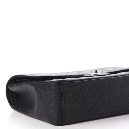 Chanel Caviar Quilted Maxi Double Flap Black 6 of 11