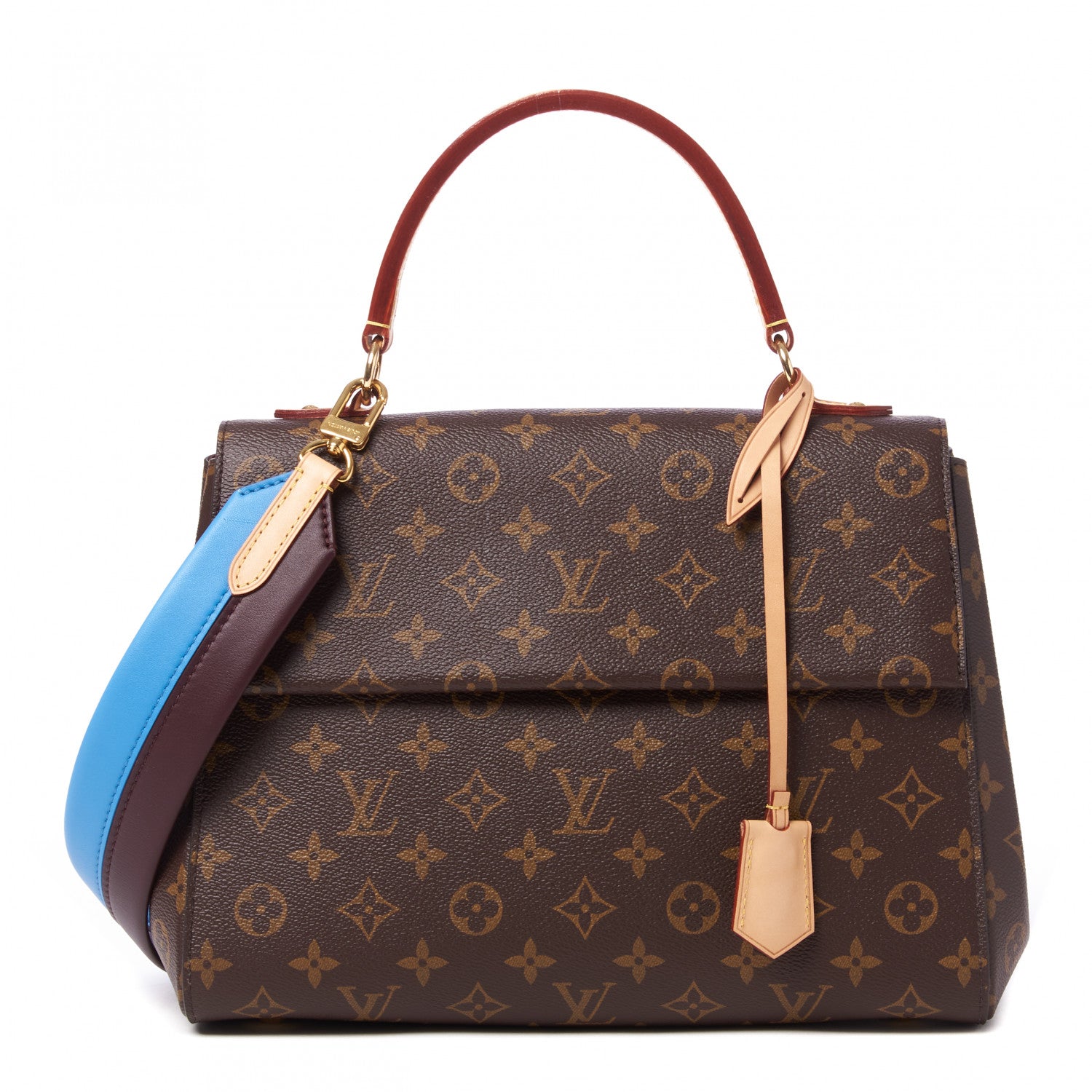 Louis Vuitton Monogram Cluny MM Blue Glacial 1 of 7