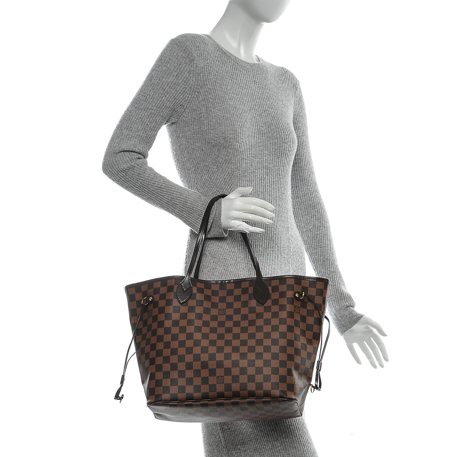 Louis Vuitton Damier Ebene Neverfull MM 2 of 8