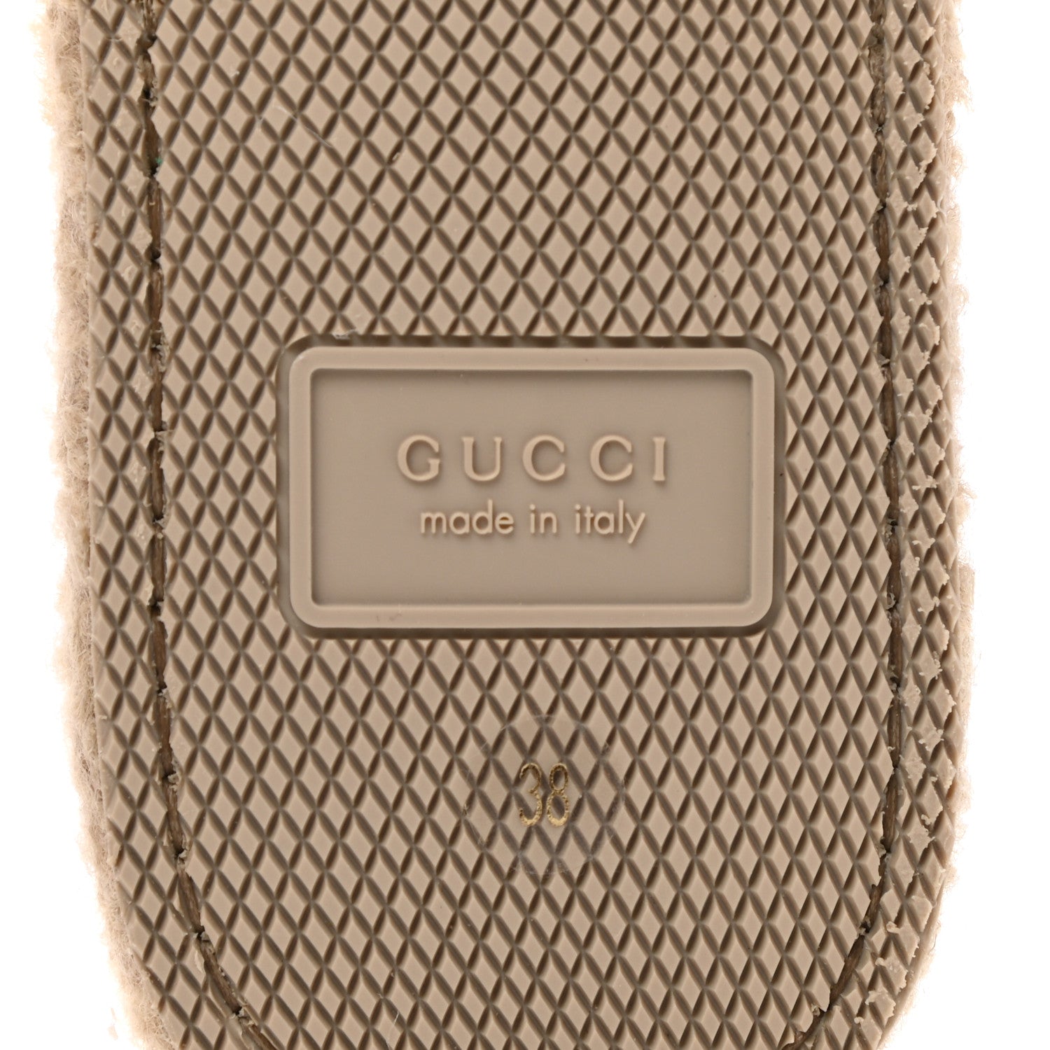 Gucci Nappa Wool Womens Fria Slippers 38 Skin Rose Butterscotch 6 of 9