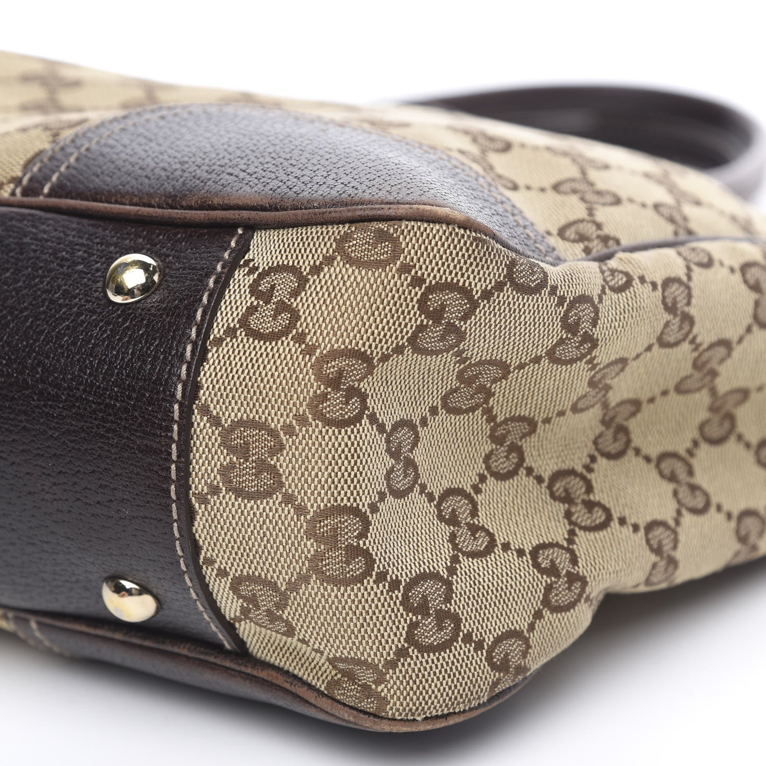 Gucci Monogram Medium Princy Tote Dark Brown 10 of 18