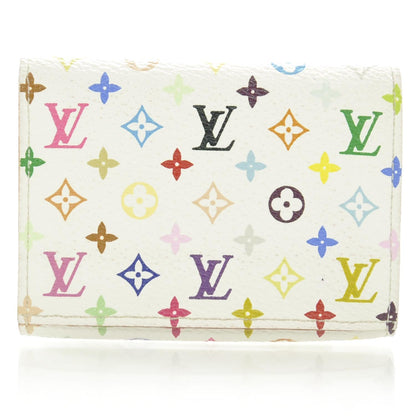 Louis Vuitton Monogram Multicolor Business Card Holder White 4 of 8