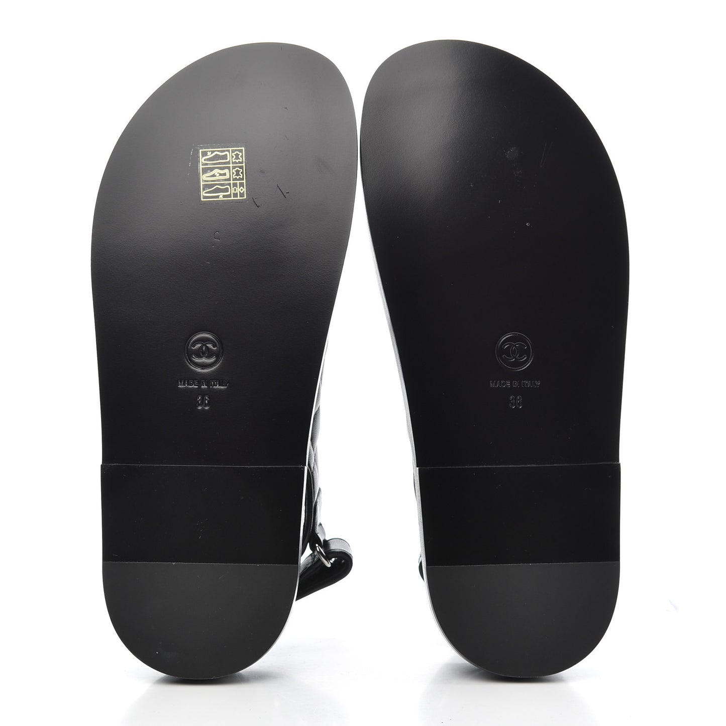 Lambskin Velcro Dad Sandals 36 Black