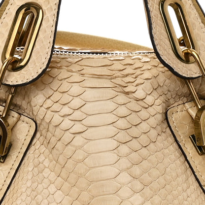 Chloe Snakeskin Medium Paraty Beige 8 of 17