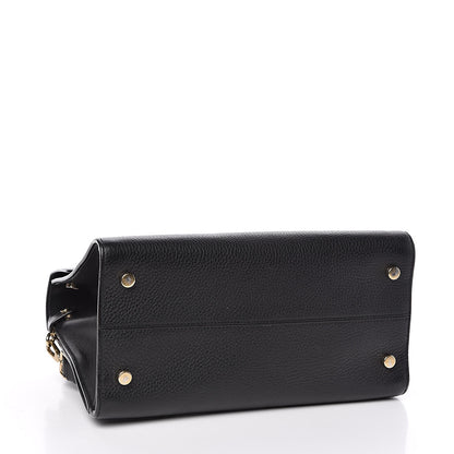 Christian Dior Grained Calfskin Medium Diorever Flap Black 4 of 13