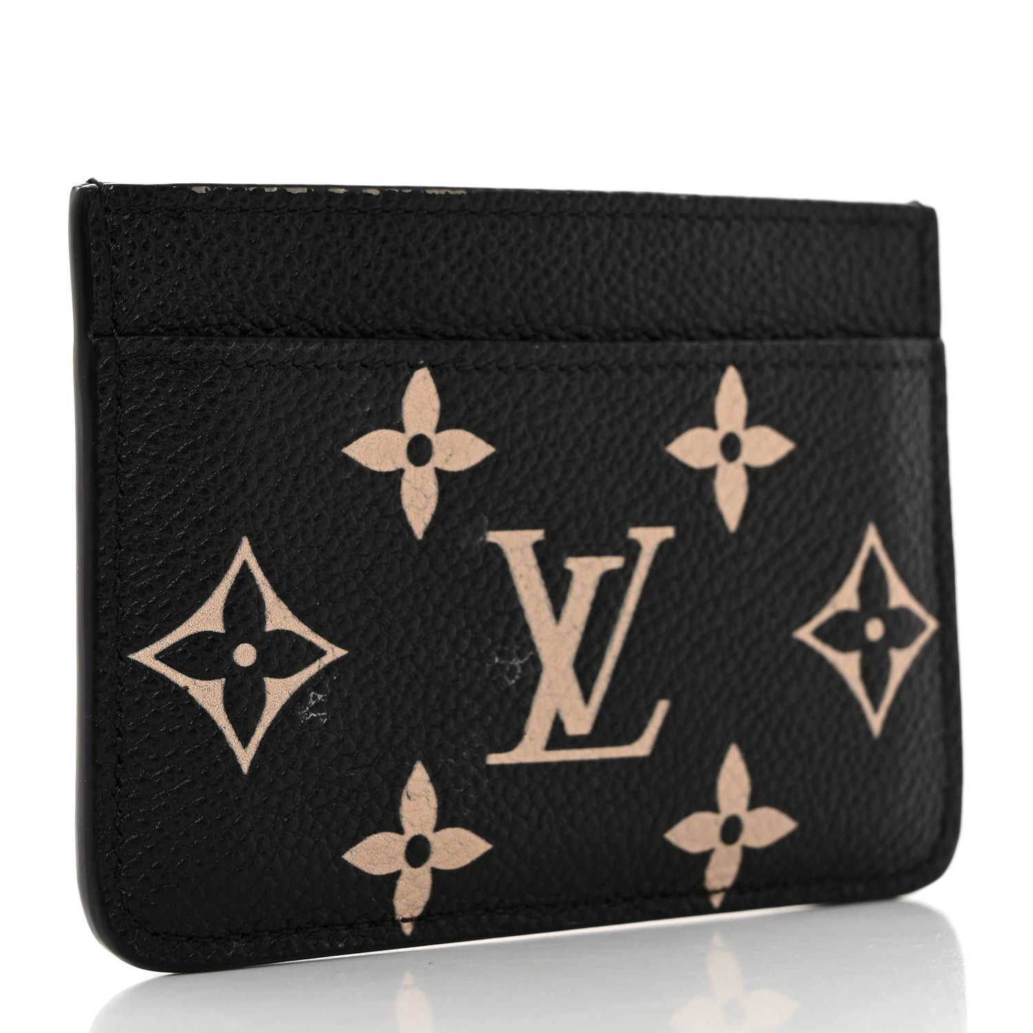 Louis Vuitton Empreinte Card Holder Black Beige 3 of 9