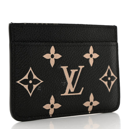 Louis Vuitton Empreinte Card Holder Black Beige 3 of 9