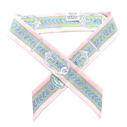 Hermes Silk Bride De Cour Twilly Rose Pale Ciel 1 of 5