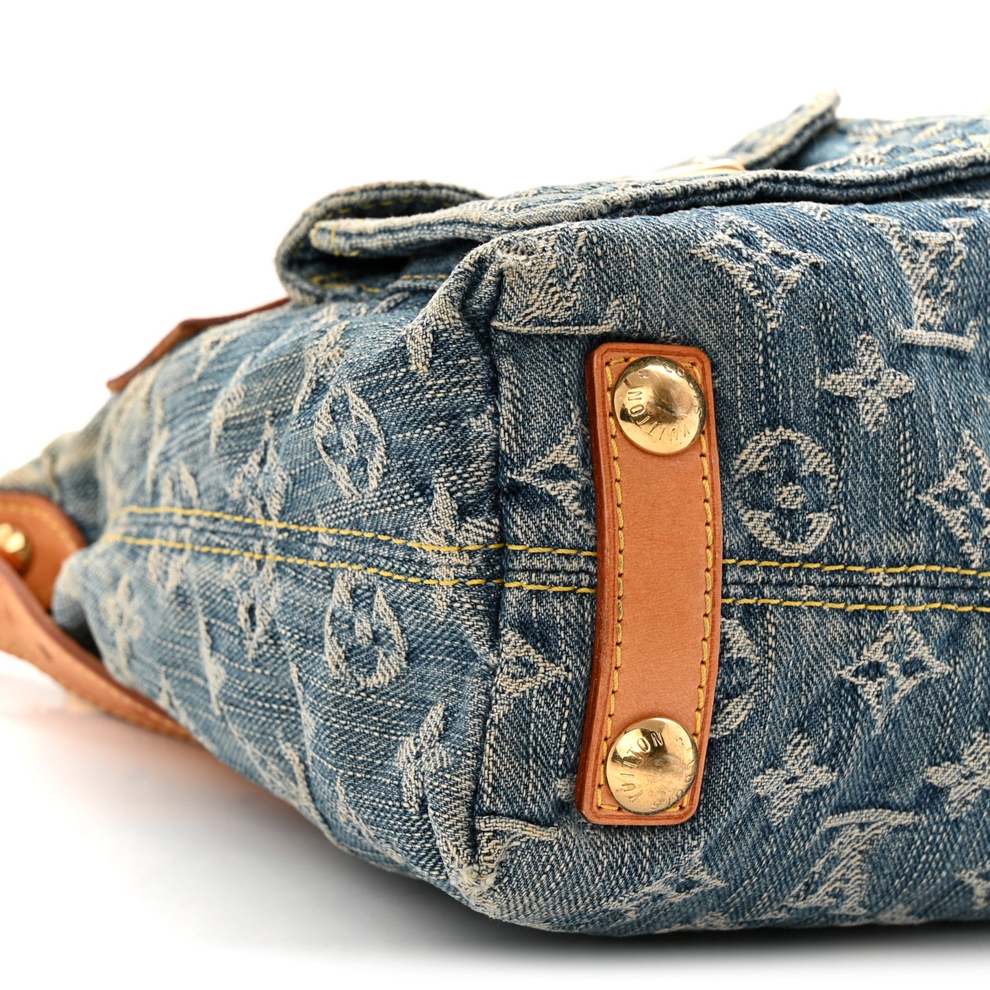 Monogram Denim Baggy PM Blue