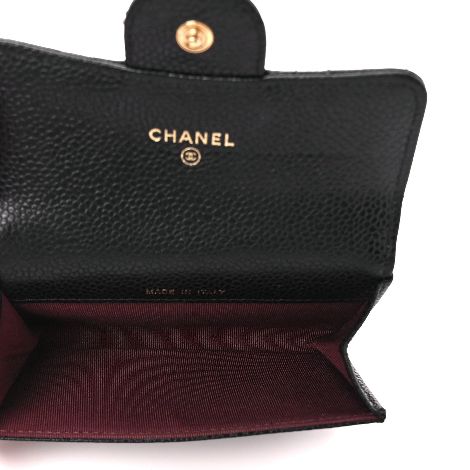 Chanel Caviar Quilted Flap Card Holder Black 5 of 11