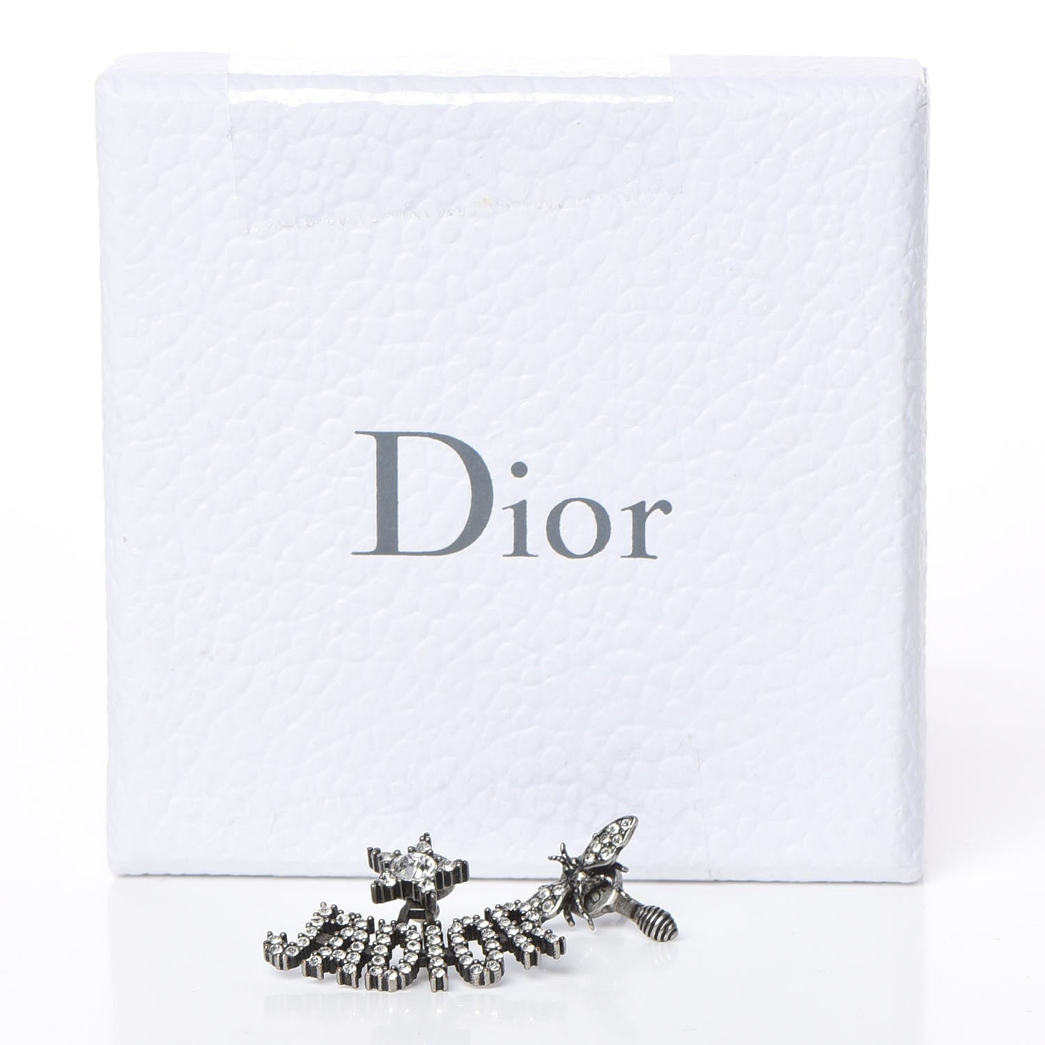 Christian Dior Palladium Crystal J'adior Earrings 5 of 5
