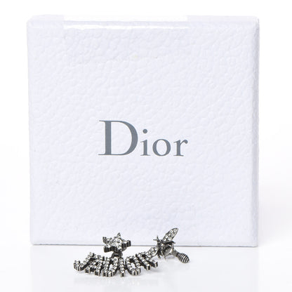 Christian Dior Palladium Crystal J'adior Earrings 5 of 5