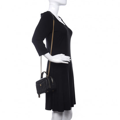 Chanel Caviar Quilted Mini Carry Around Bowling Bag Black 2 of 12
