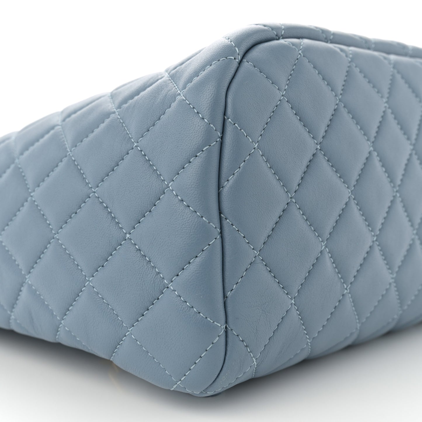 Lambskin Quilted Large Urban Spirit Backpack Light Blue