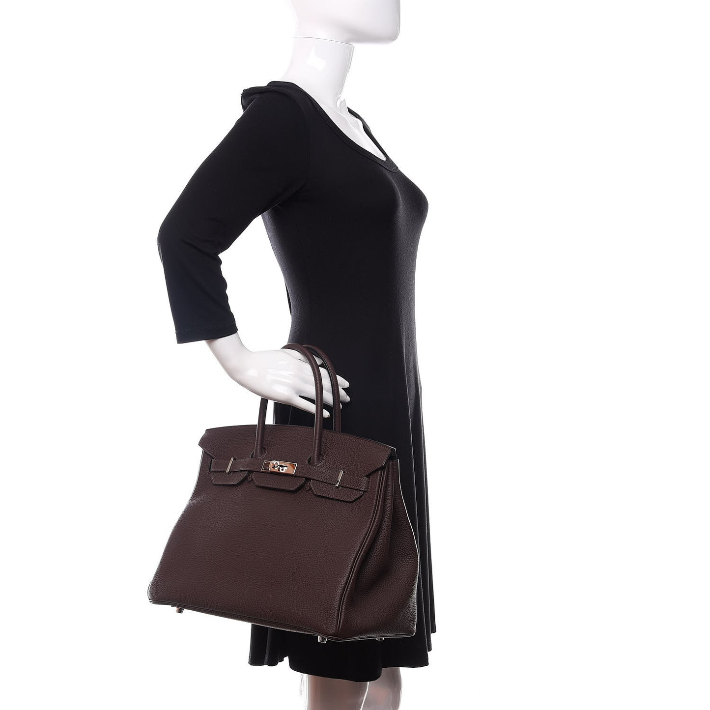 Togo Birkin 35 Chocolate