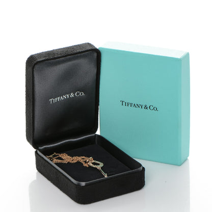 Tiffany 18K Rose Gold Atlas Key Pendant Necklace 8 of 8