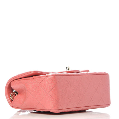 Chanel Caviar Quilted Mini Rectangular Flap Pink 4 of 8