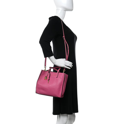 Marc Jacobs Grained Calfskin Mini Grind Tote Pink 2 of 12