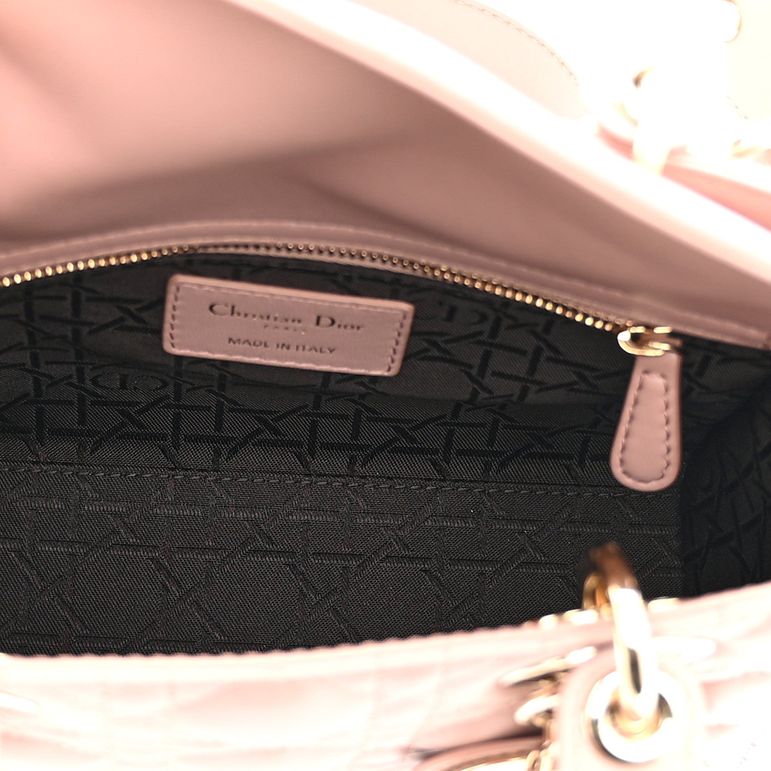 Christian Dior Lambskin Cannage Small My ABCDior Lady Dior Fard 5 of 10