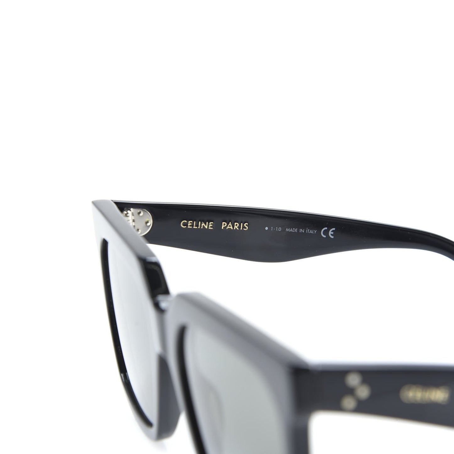 Acetate Polarized Oversized Sunglasses CL4055IN Black