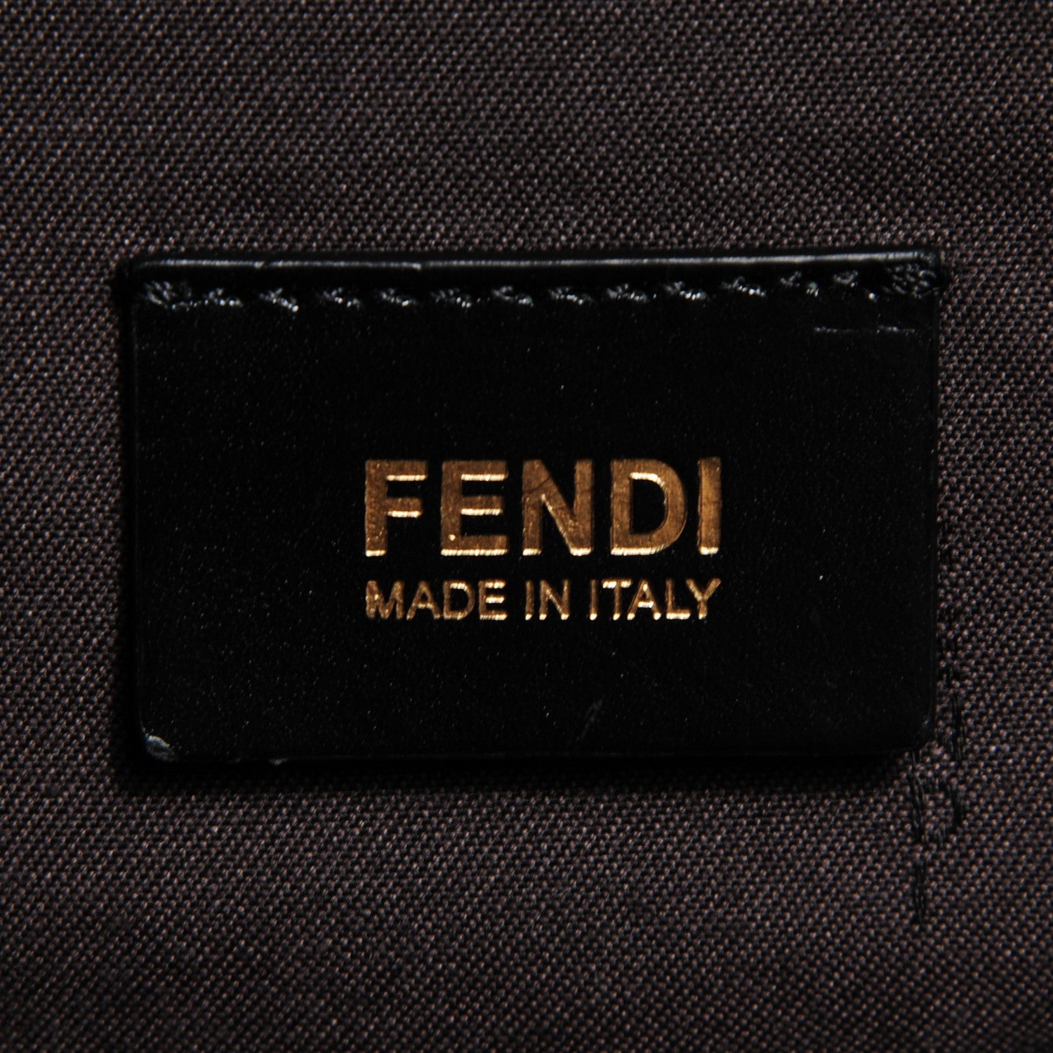 Fendi Zucchino Spalmati Vitello Medium Chiusura Tote Black 8 of 10