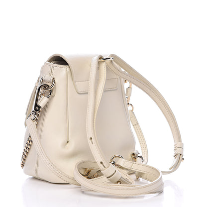 Chloe Calfskin Quilted Mini Faye Backpack Natural White 3 of 13