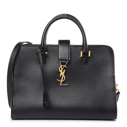 Saint Laurent Smooth Calfskin Small Monogram Cabas Black 1 of 11