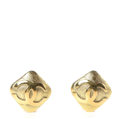 Chanel CC Clip On Earrings Gold 1 of 4
