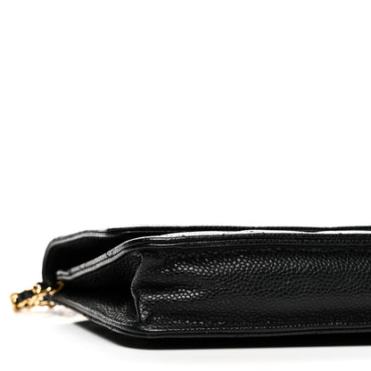 Chanel Caviar Quilted Wallet on Chain WOC Black 9 of 11